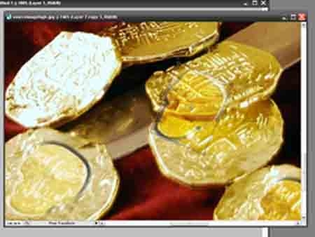 Creation of skully gold : Step 1